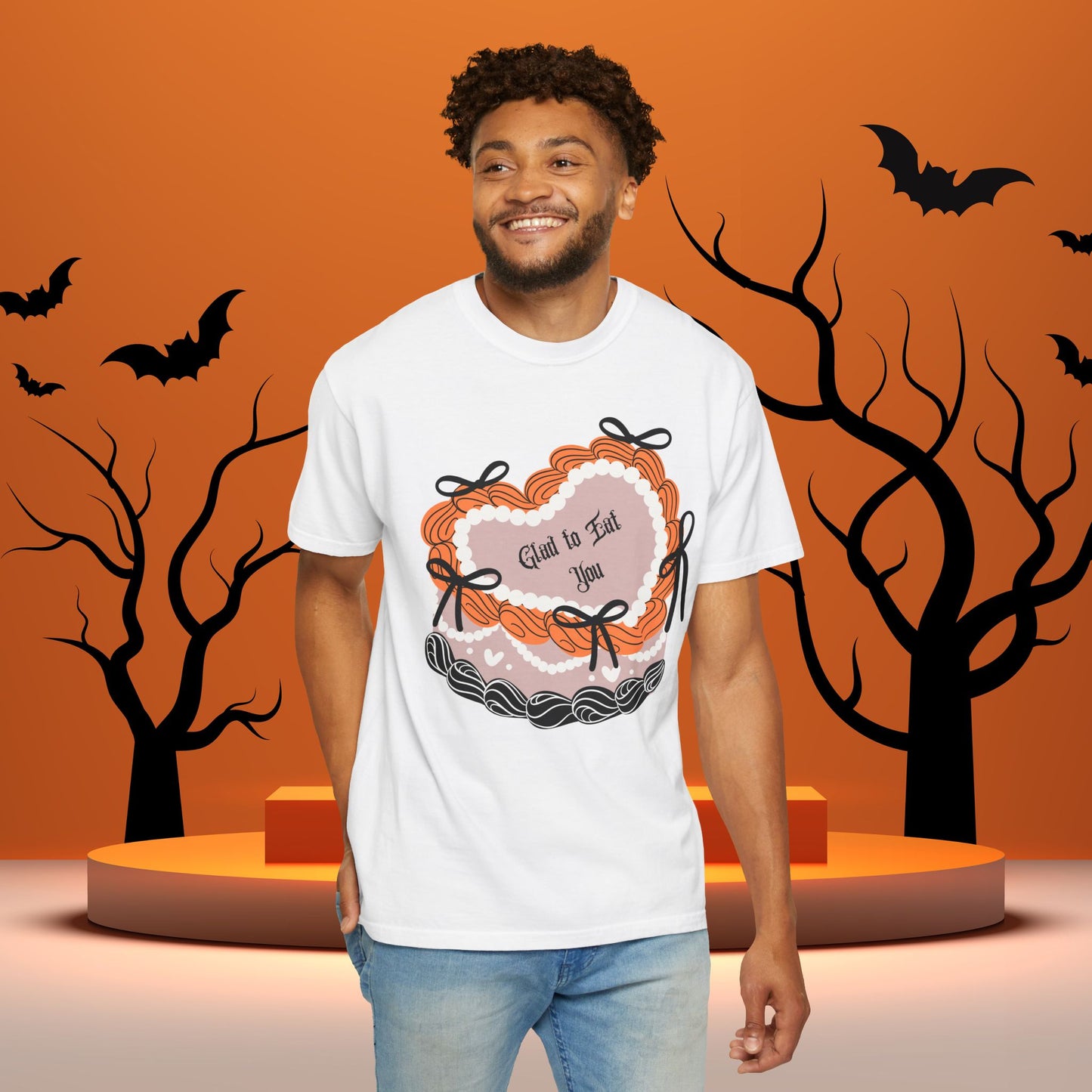 'Glad to Eat You' Spooky Sweet Tee