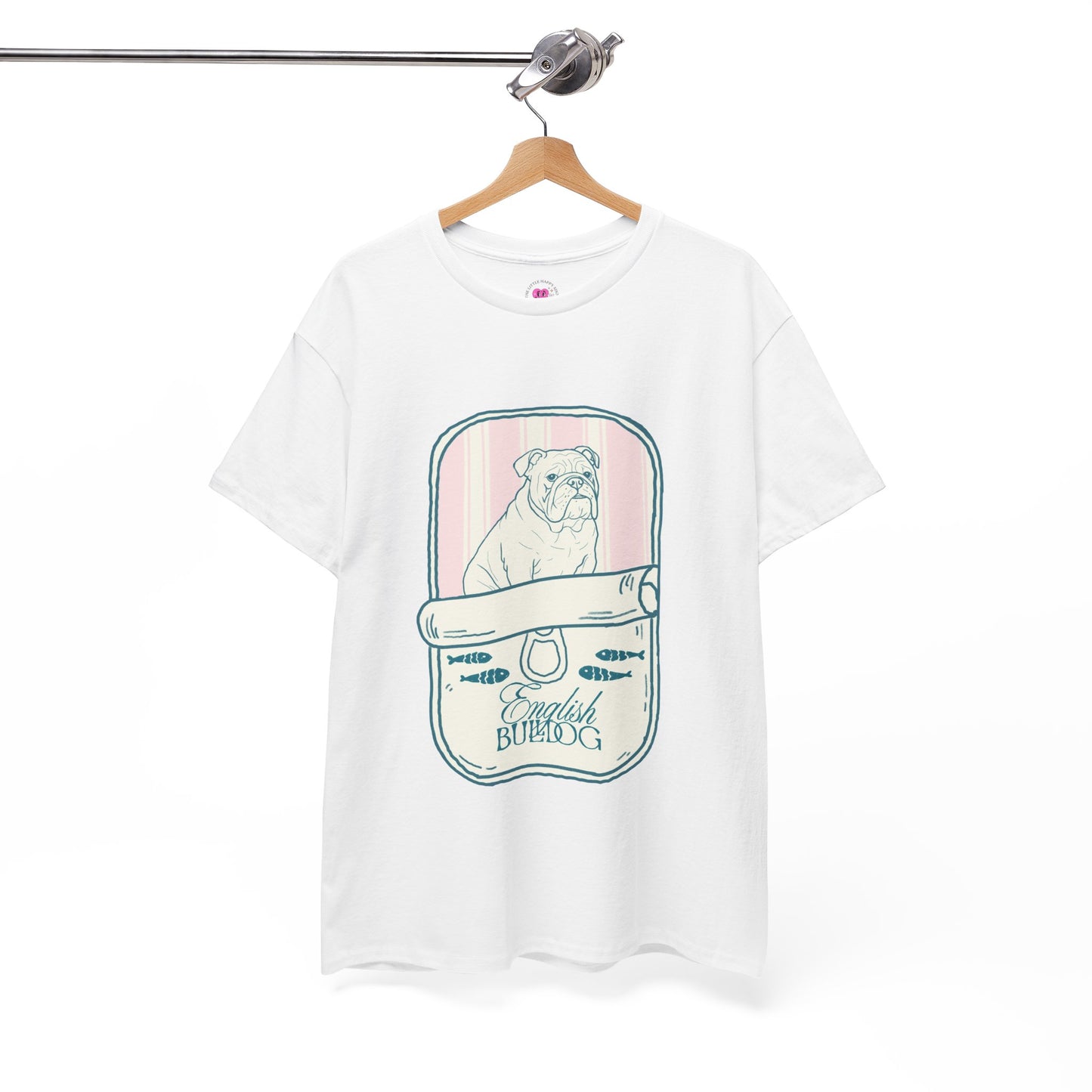 Sardine Surprise Tee: English Bulldog
