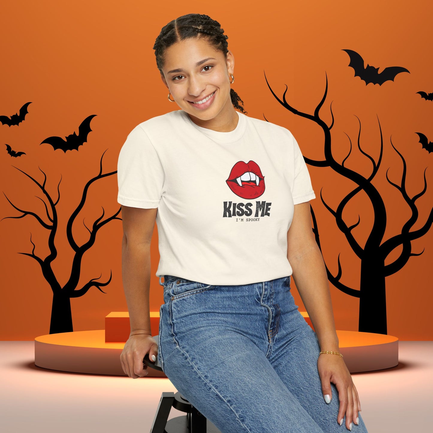 Kiss Me I'm Spooky Tee