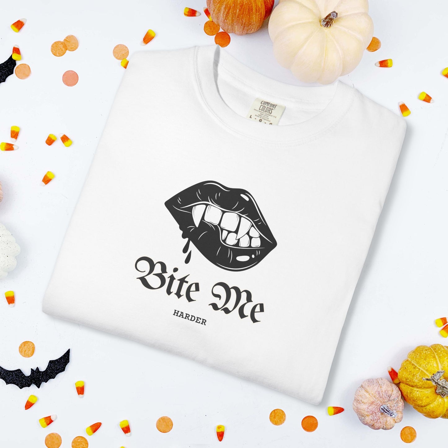 Bite Me Harder (Black) Tee