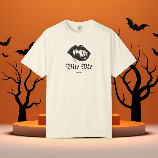 Bite Me Harder (Black) Tee