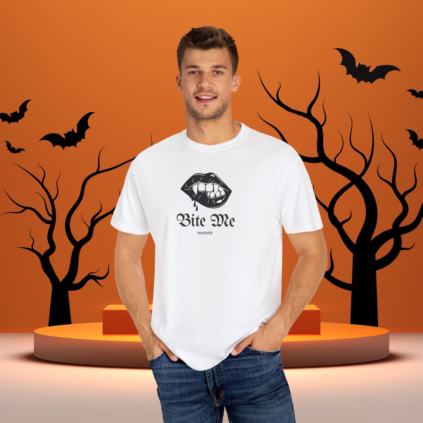 Bite Me Harder (Black) Tee