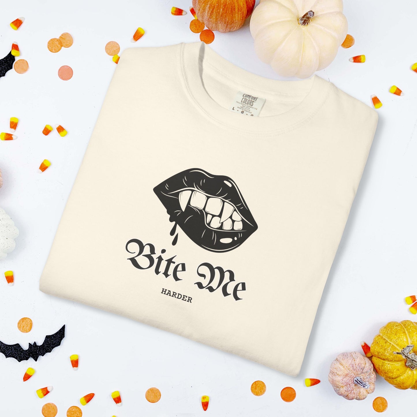 Bite Me Harder (Black) Tee