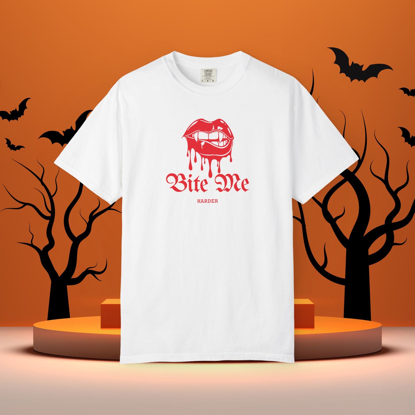 Bite Me Harder (Red) Tee
