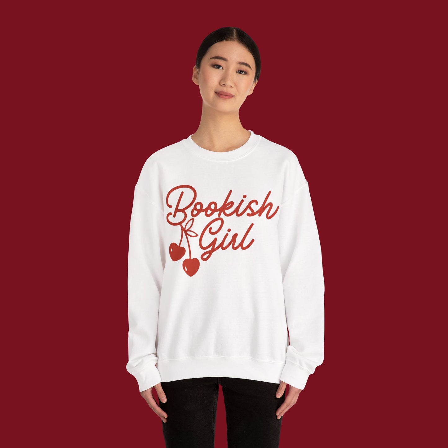 Bookish Hot Girls Read Cherry Sweatshirt