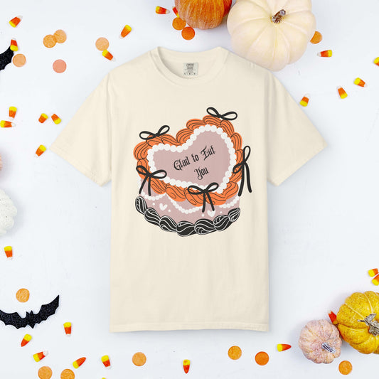 'Glad to Eat You' Spooky Sweet Tee