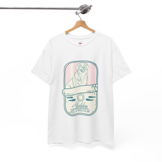 Sardine Surprise Tee: Golden Retriever