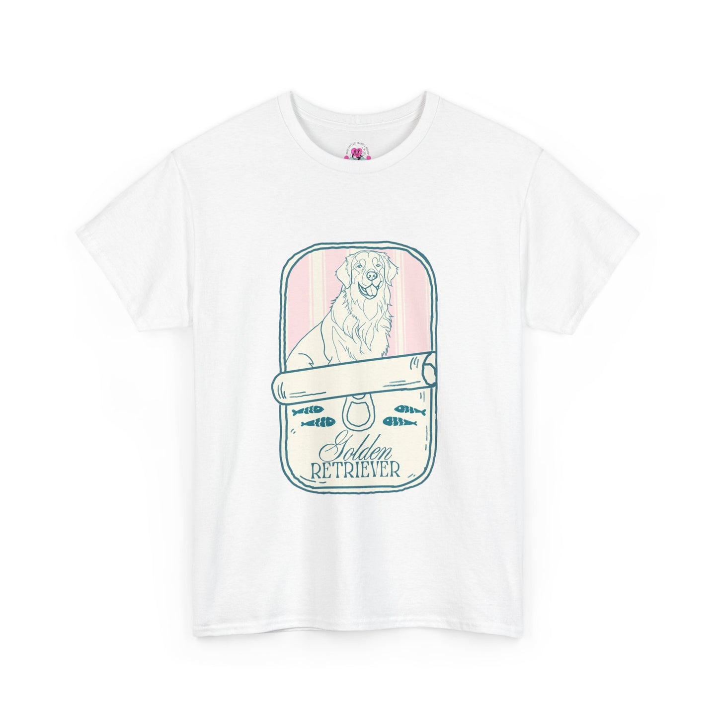 Sardine Surprise Tee: Golden Retriever